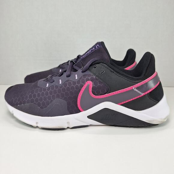 Nike Legend Essential 2 Black Hyper Pink Shoes CQ9545-014 Women's Size 8 - Picture 4 of 13